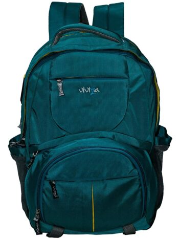 Viviza Polyester Sturdy Durable Laptop Backpack for 15.6 Inches (Black)